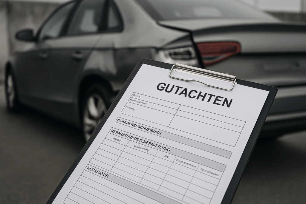 Gutachten nach Unfall