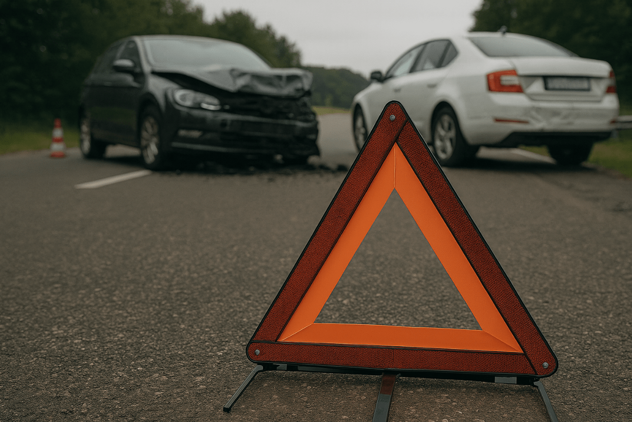 Unfallstelle richtig absichern