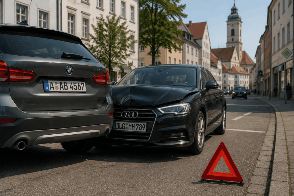 Titelbild Unfall mit finanziertem oder geleastem Fahrzeug